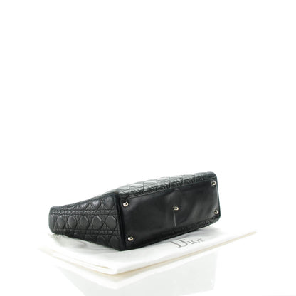 Christian Dior Lambskin Cannage Large Lady Dior Black 4 of 9