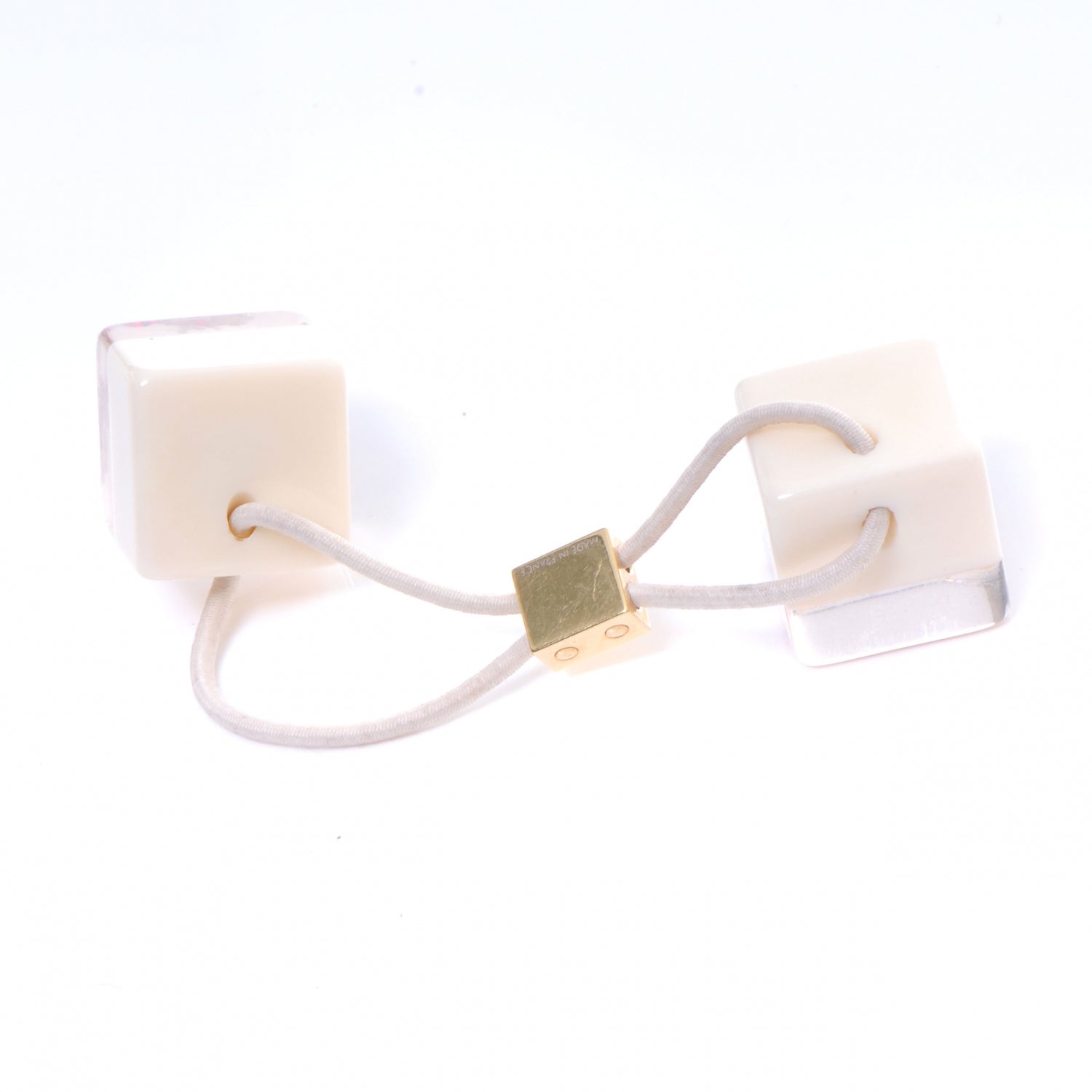 Louis Vuitton Monogram Hair Cubes Inclusion Beige 2 of 5