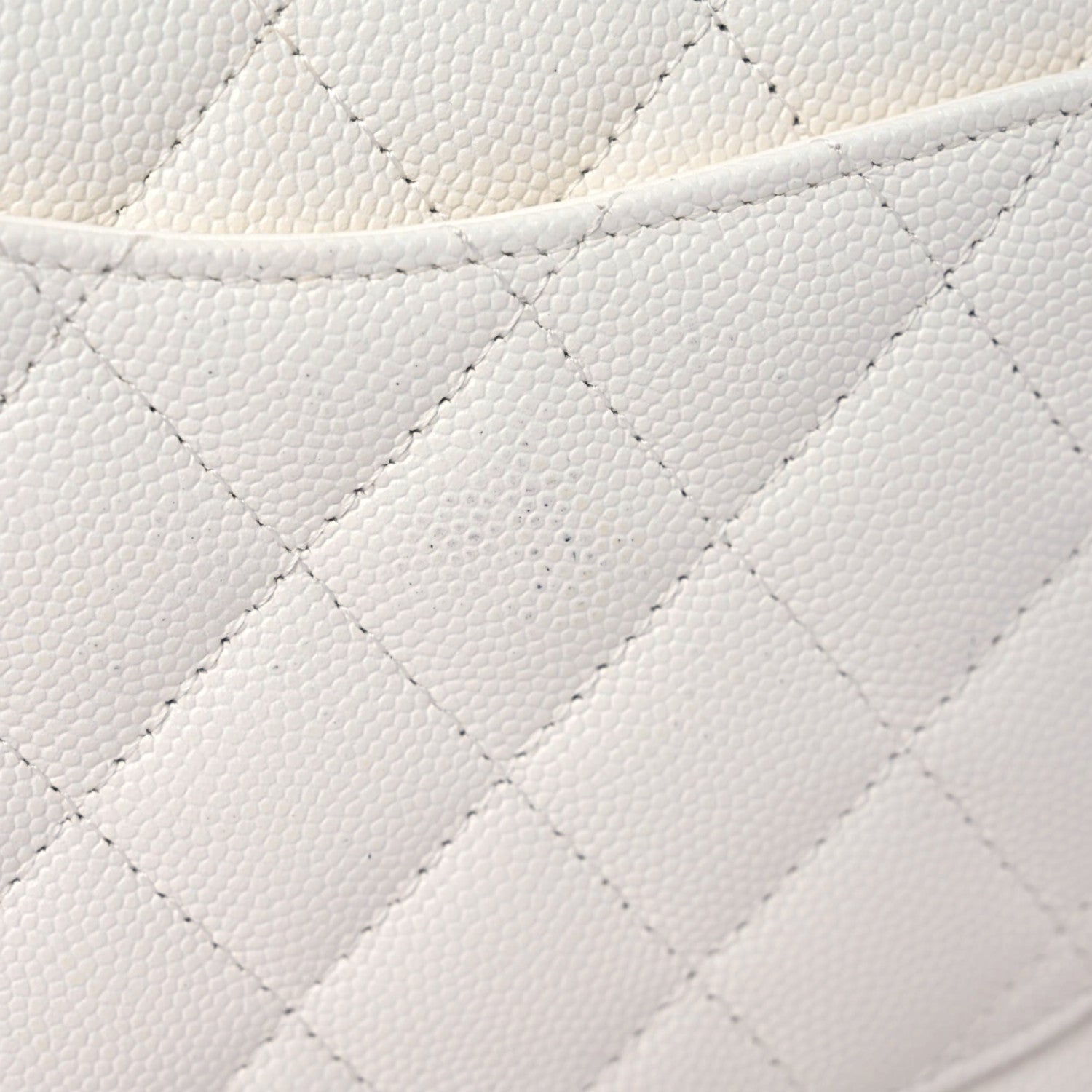 Chanel Caviar Quilted Small Double Flap White 9 of 17