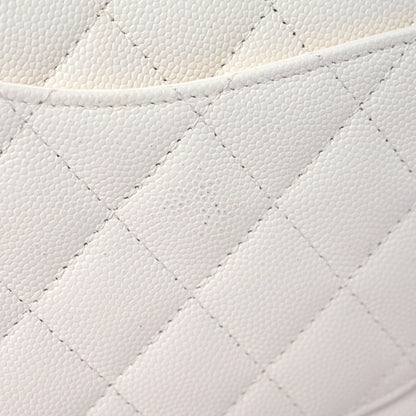 Chanel Caviar Quilted Small Double Flap White 9 of 17