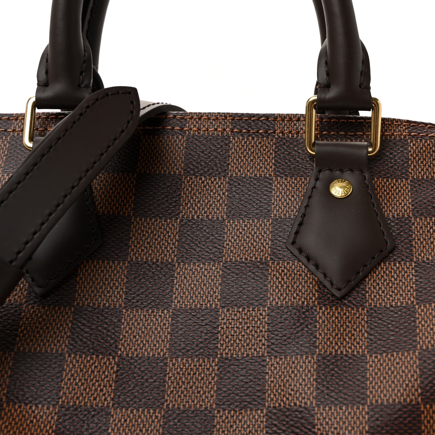 Louis Vuitton Damier Ebene Speedy Bandouliere 25 7 of 9