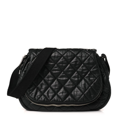 Chanel Nylon Quilted Coco Cocoon Messenger Black 1 of 13