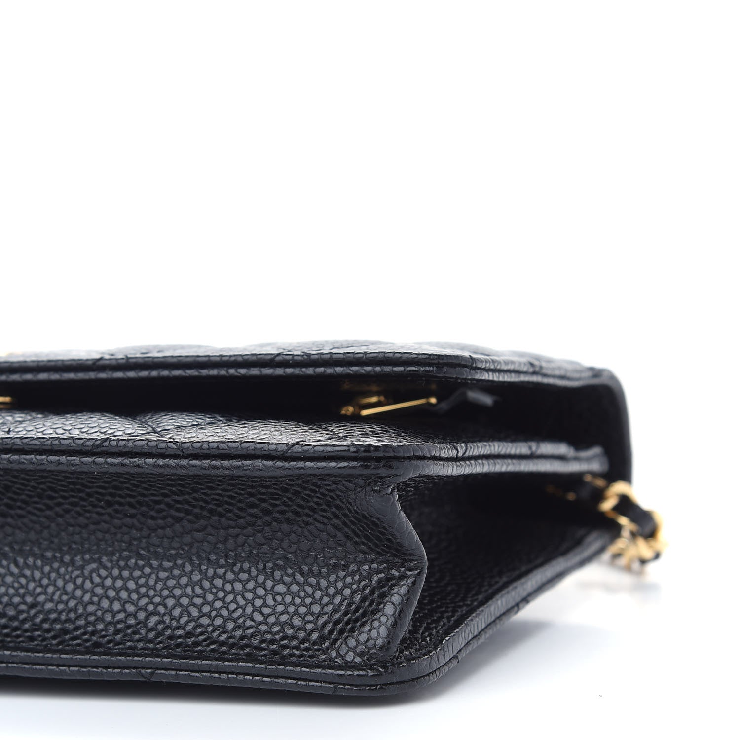 Chanel Caviar Quilted Wallet On Chain WOC Black 9 of 9