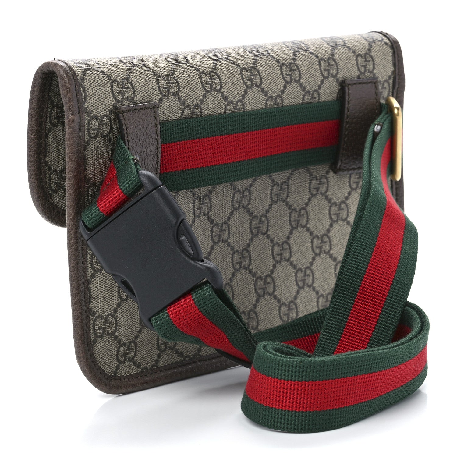 Gucci GG Supreme Monogram Neo Vintage Web Belt Bag Brown 3 of 12