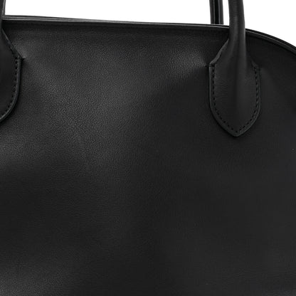 The Row Polished Saddle Calfskin Agnes Bag Black 7 of 9