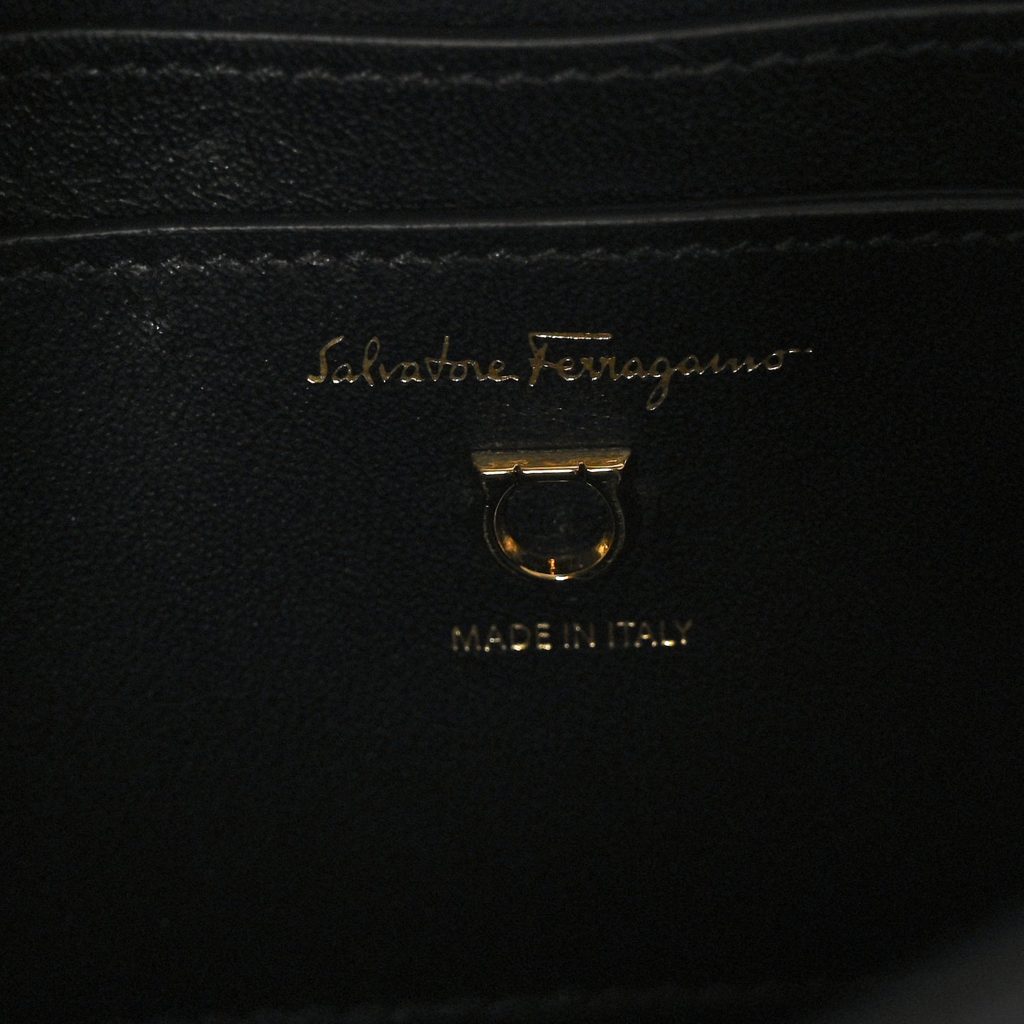 Calfskin Aura Shoulder Bag Black