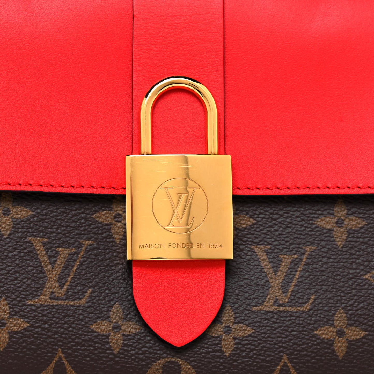 Monogram Locky BB Coquelicot