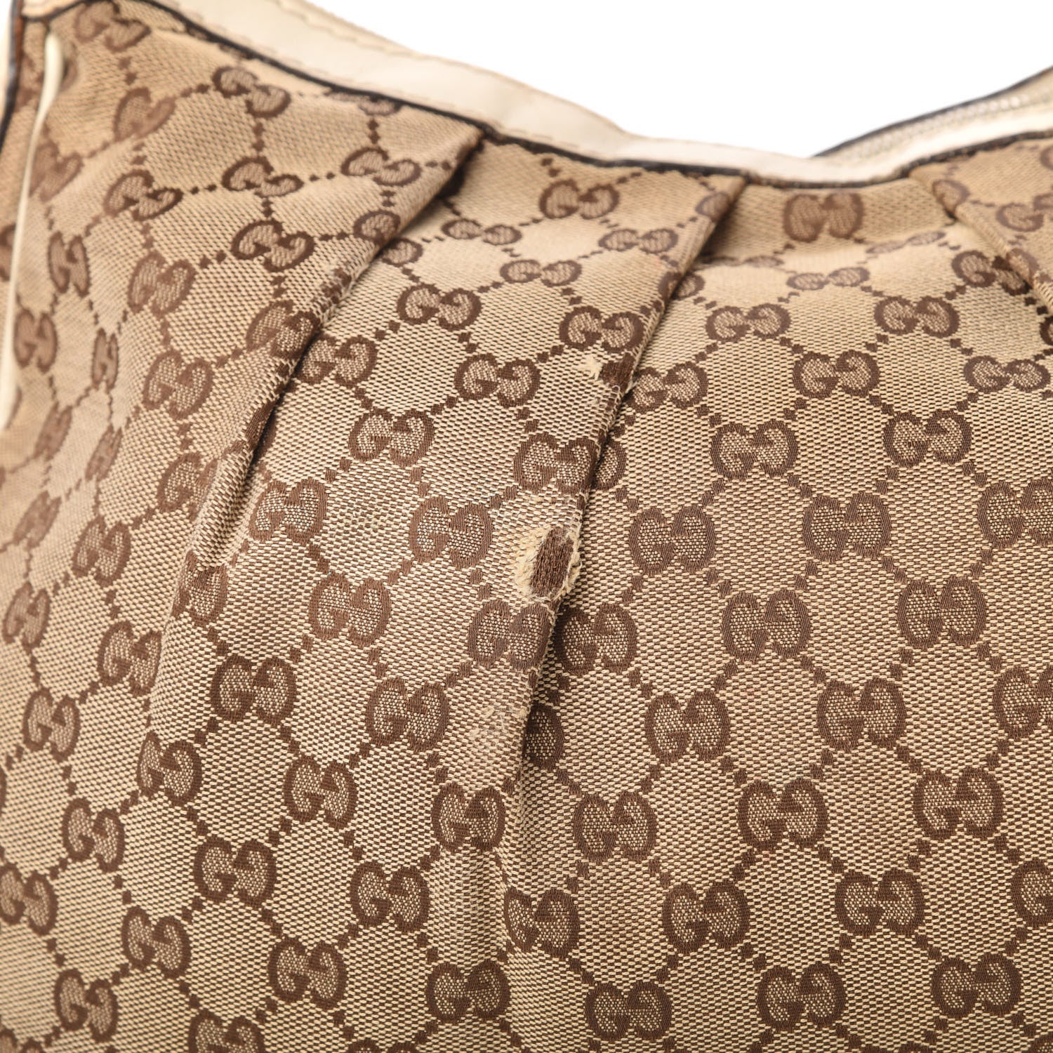 Gucci Monogram Medium Sukey Hobo Off White 11 of 15