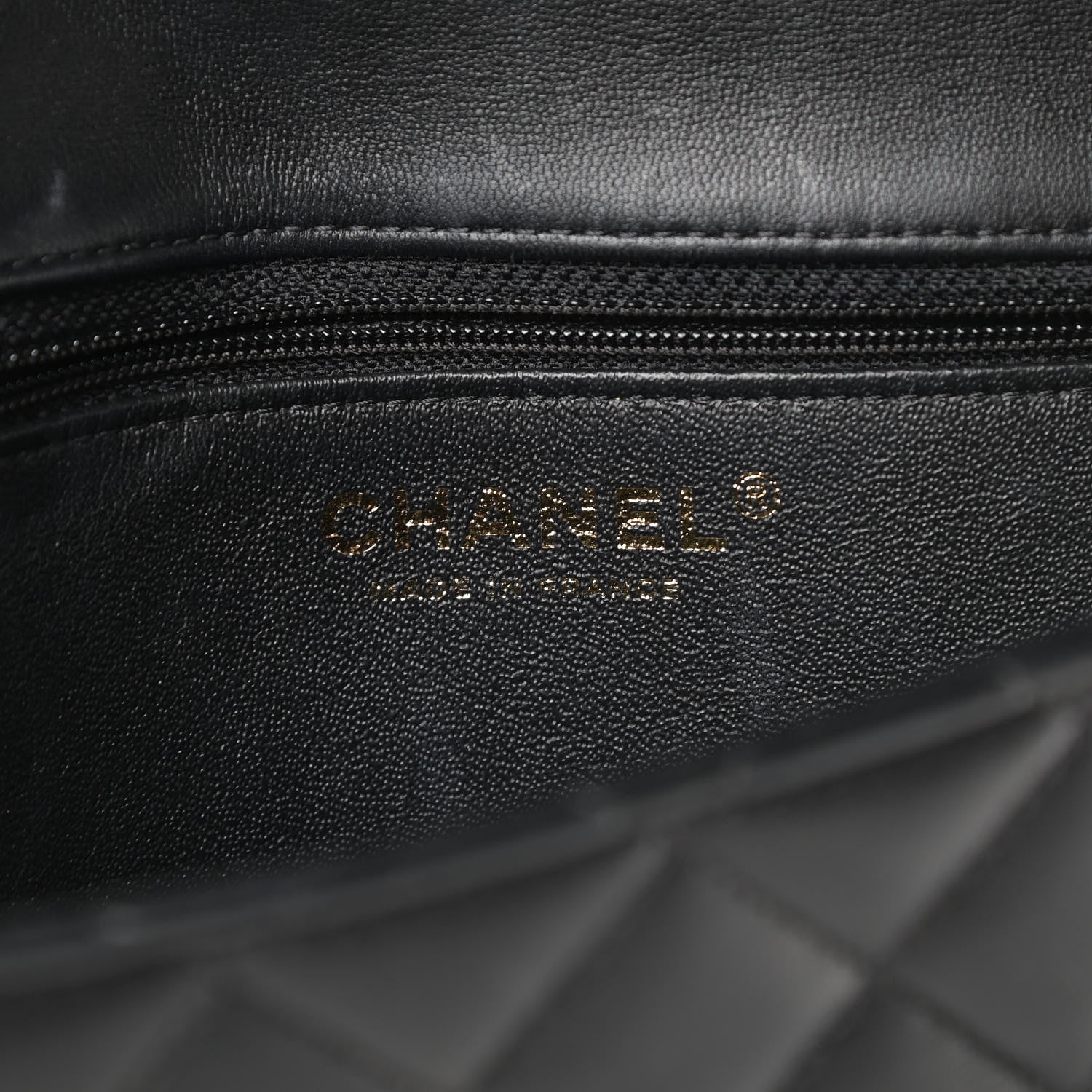 Chanel Lambskin Quilted Flap Clutch Black 6 of 14