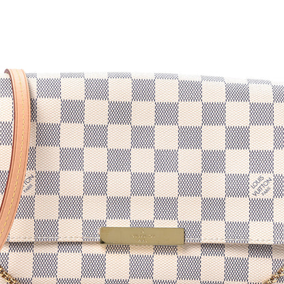 Louis Vuitton Damier Azur Favorite MM 7 of 9