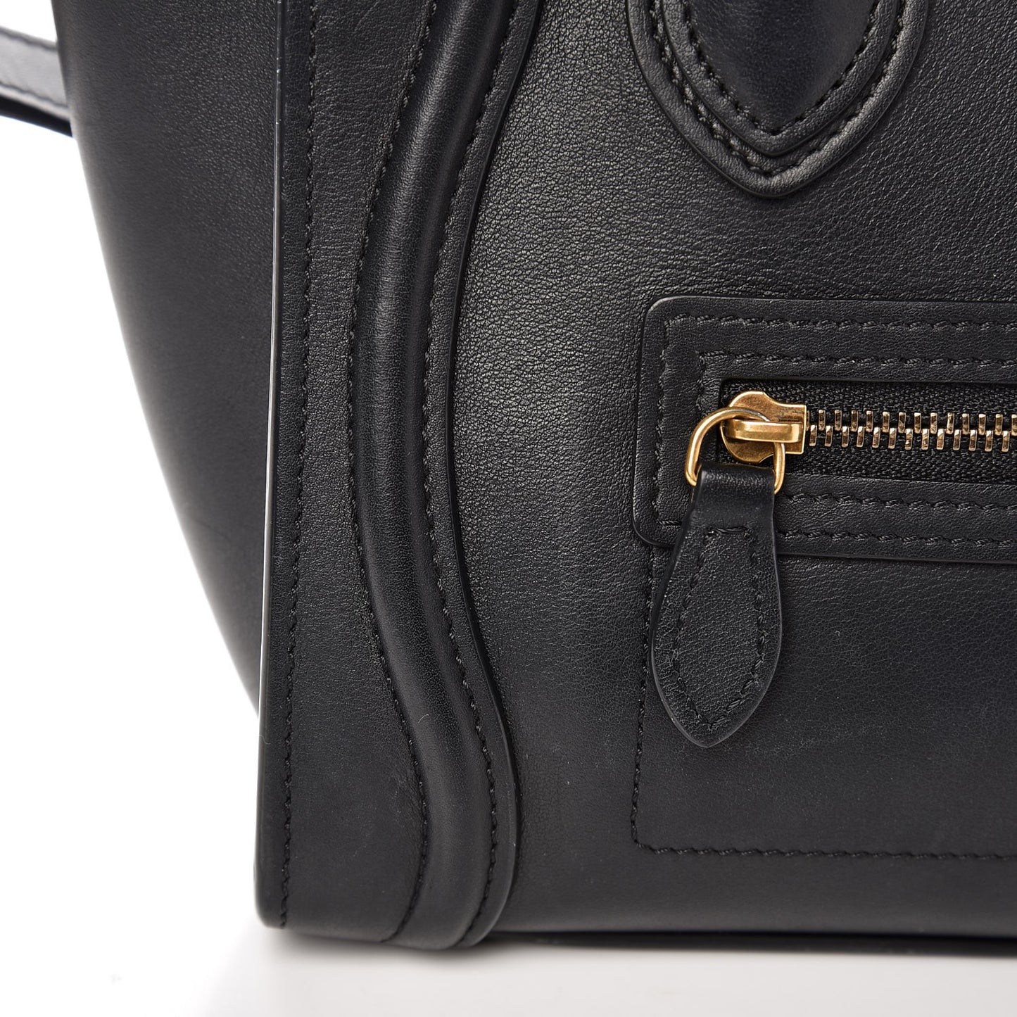 Smooth Calfskin Nano Luggage Black