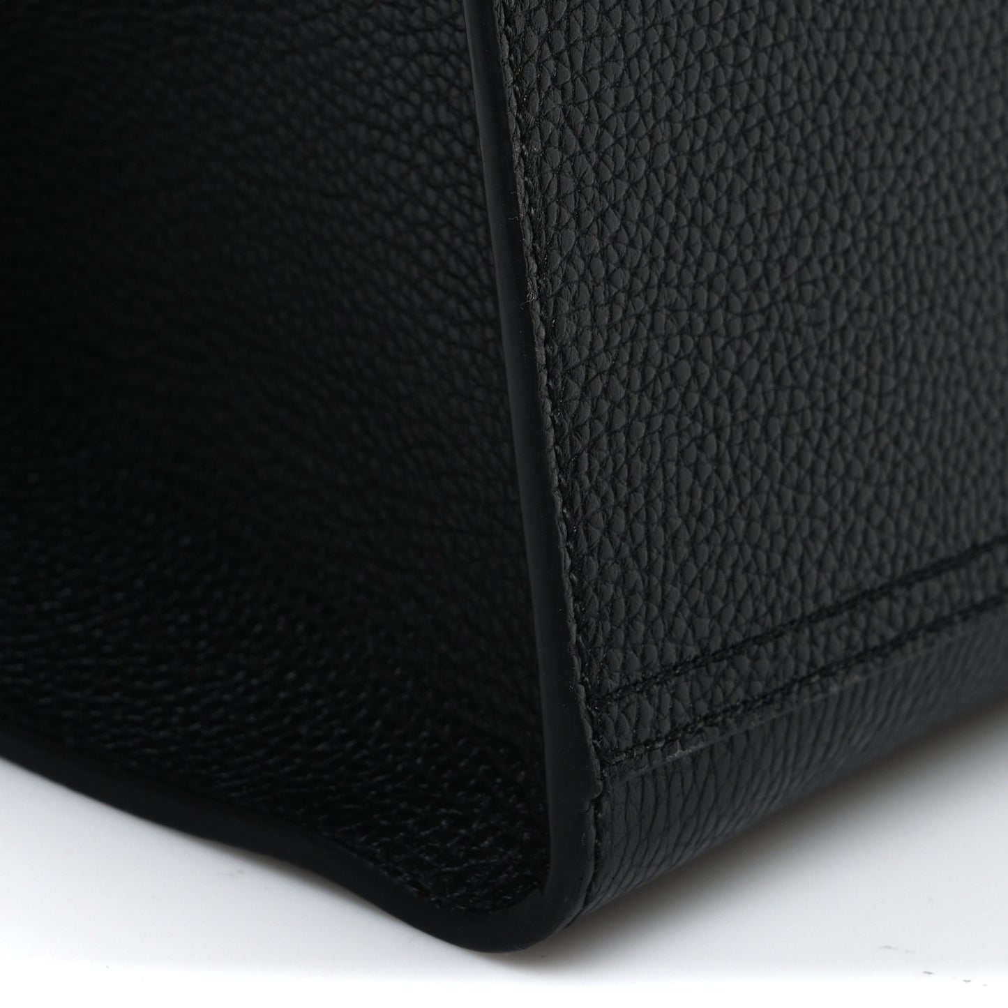 Calfskin Small GG Marmont Top Handle Bag Black