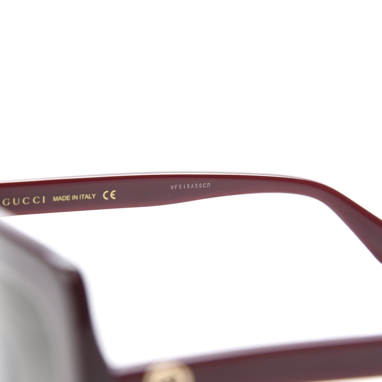 Gucci Acetate Oversize Sunglasses GG0328S Red 7 of 9