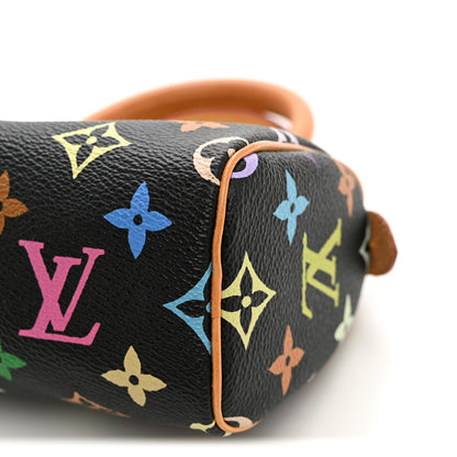 Louis Vuitton Monogram Multicolor Mini Sac HL Speedy Black 8 of 8
