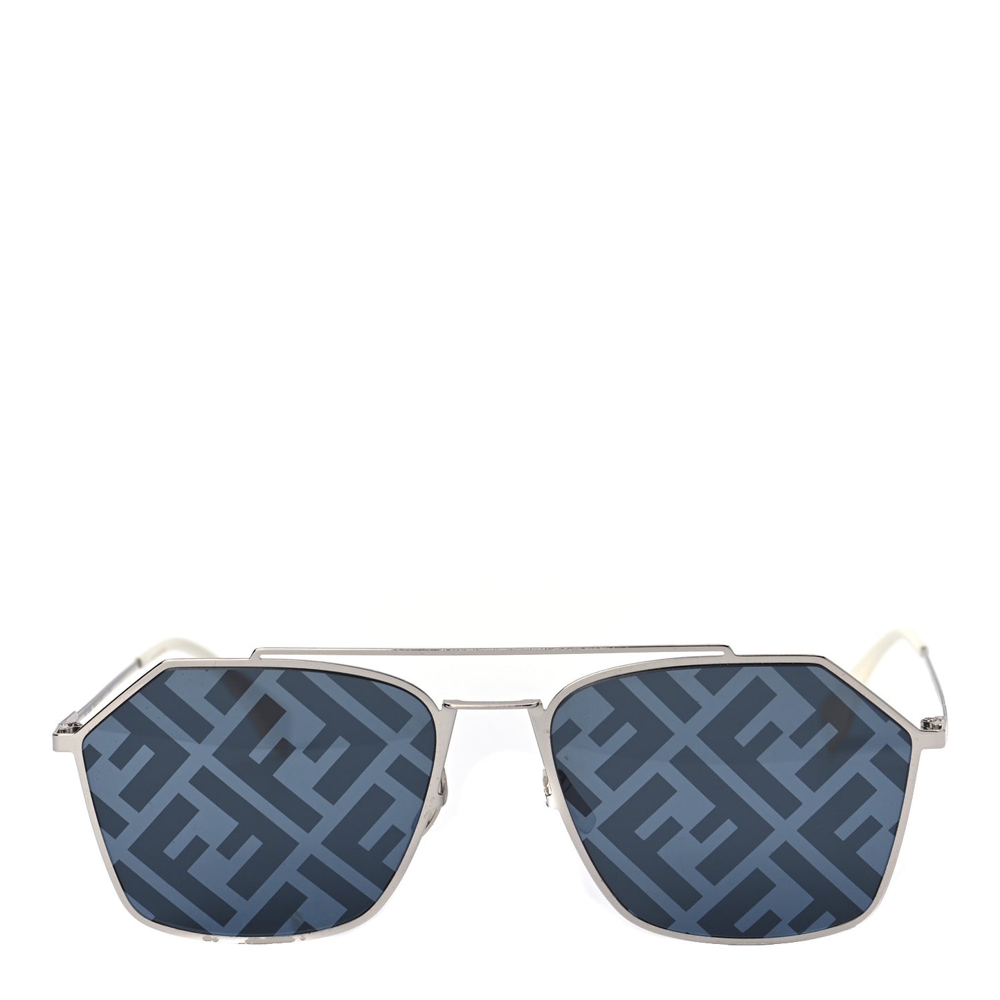 Metal Aviator Sunglasses FFM0022/S Silver