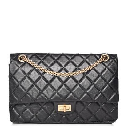 Chanel Aged Calfskin Quilted 2.55 Reissue 226 Flap Black 1 of 7
