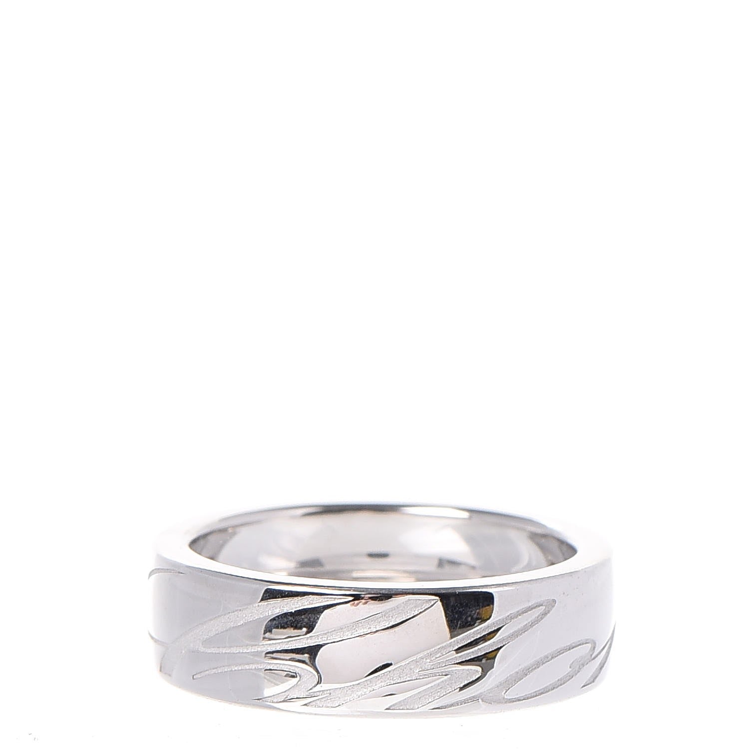 Chopard 18K White Gold Diamond Chopardissimo Ring 5 3 of 8