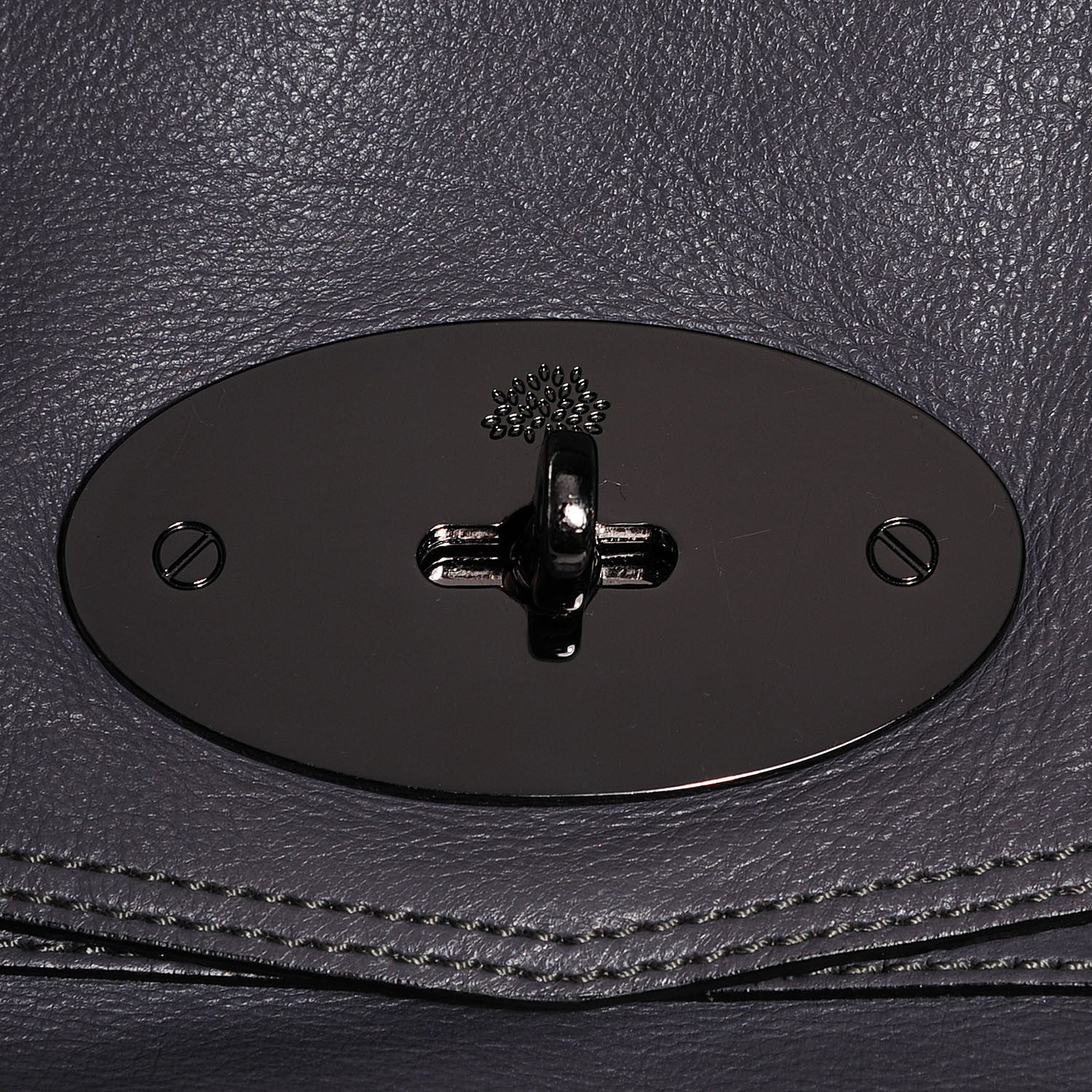 Mulberry Soft Buffalo Medium Alexa Foggy Grey 8 of 10