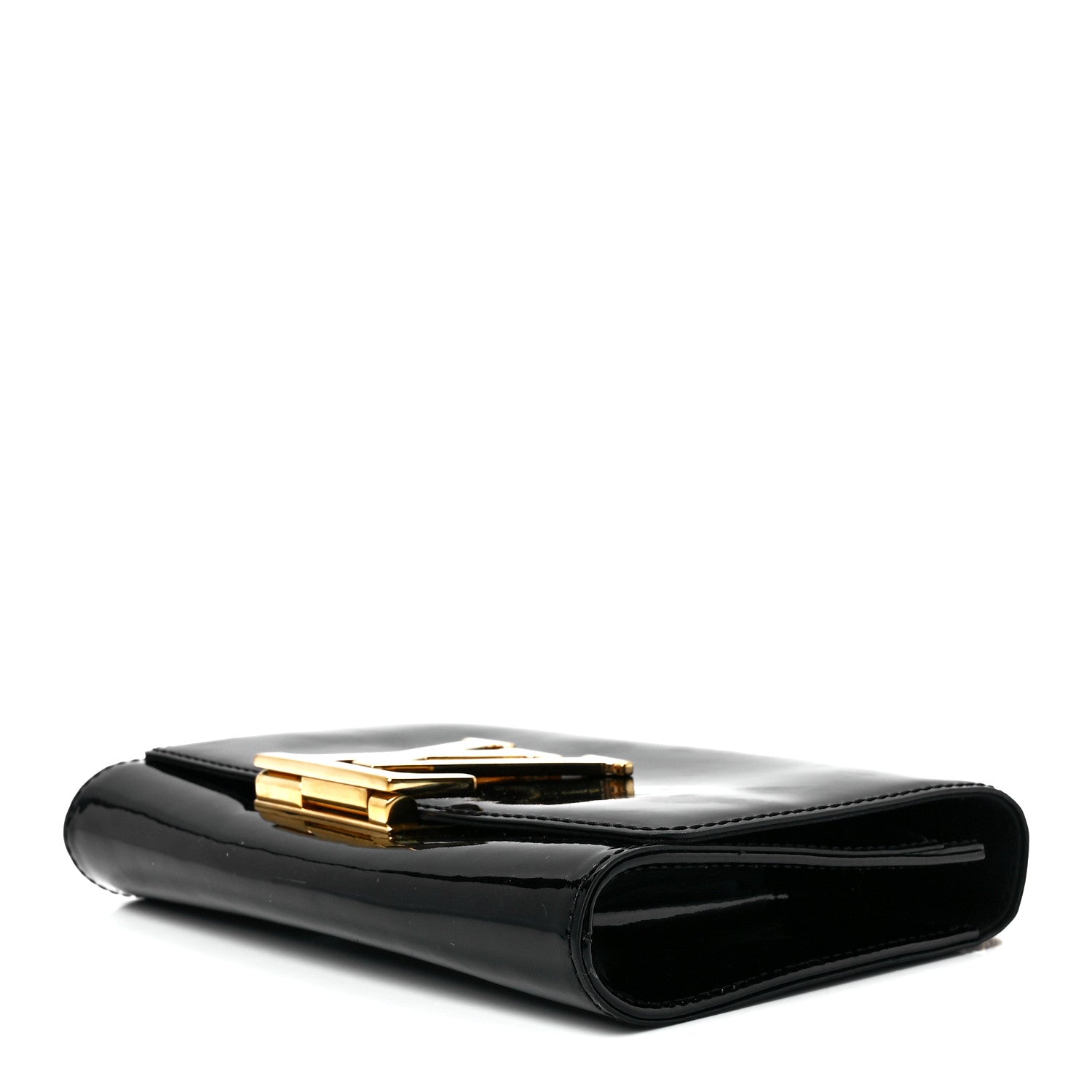 Louis Vuitton Patent Chain Louise MM Black 8 of 10