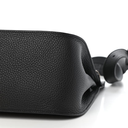 Hermes Taurillon Clemence Jypsiere 28 Black 8 of 10