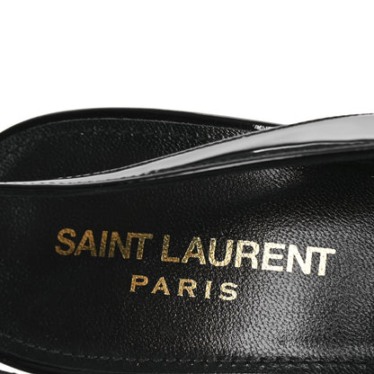 Saint Laurent Vernice Carol 60 Slingback Pumps 40 Black 9 of 12
