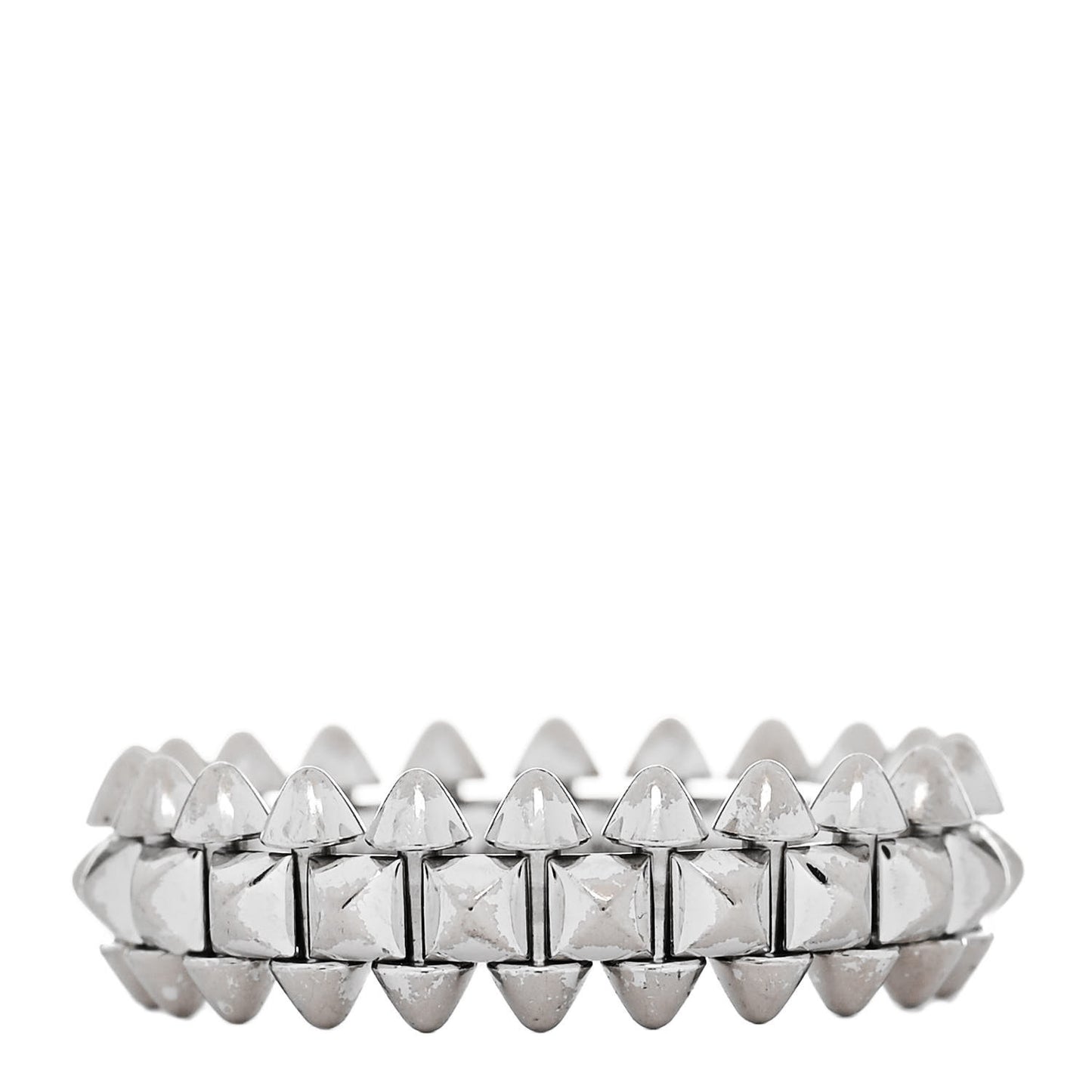 18K White Gold SM Clash De Cartier Ring 53 6.25