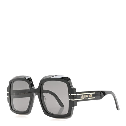 Christian Dior Acetate Diorsignature S1U Square Sunglasses Black 1 of 9