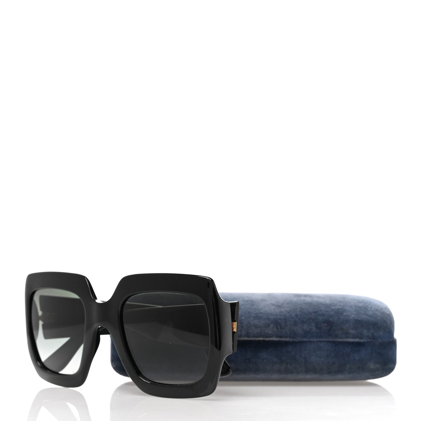 Acetate Square Frame Sunglasses GG0053S Black