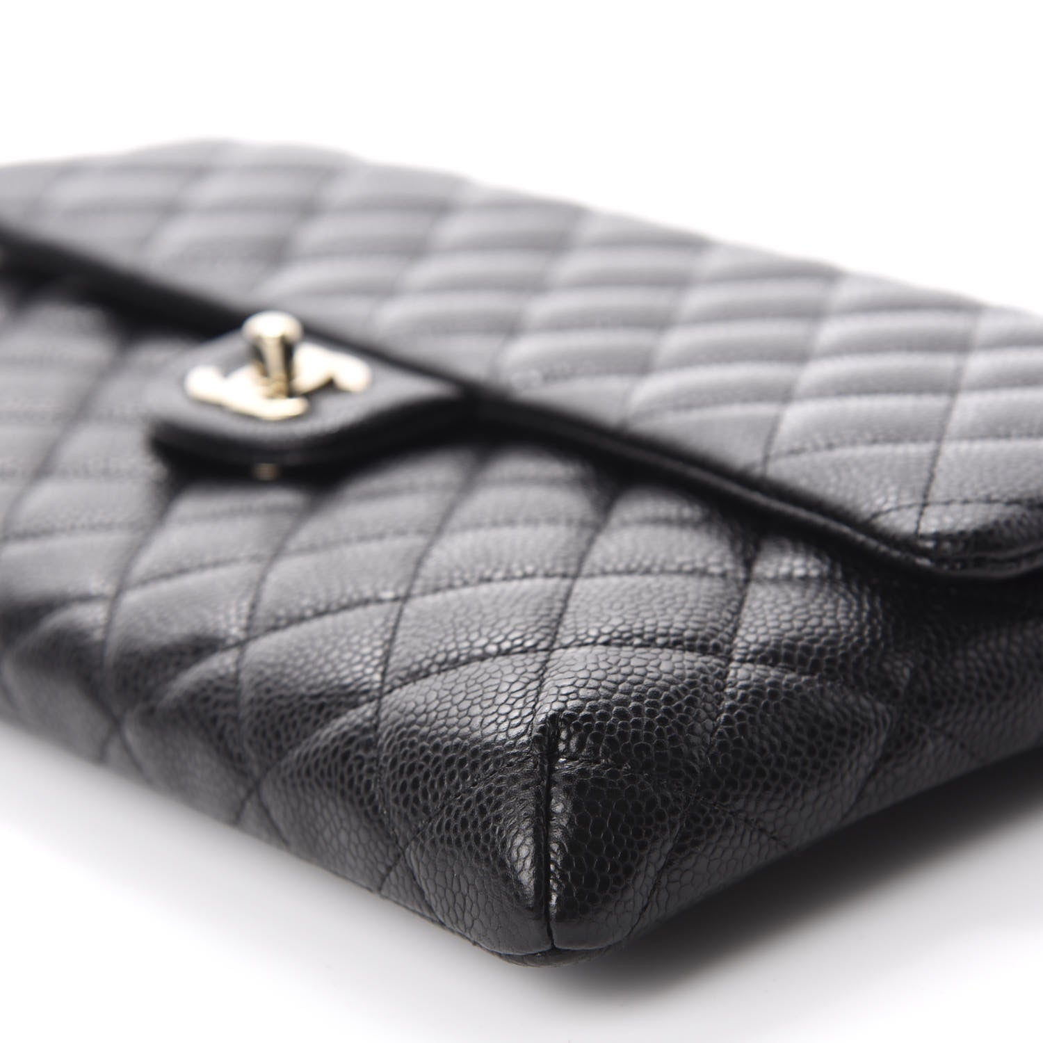 Chanel Caviar Quilted Flap Clutch Black 7 of 11