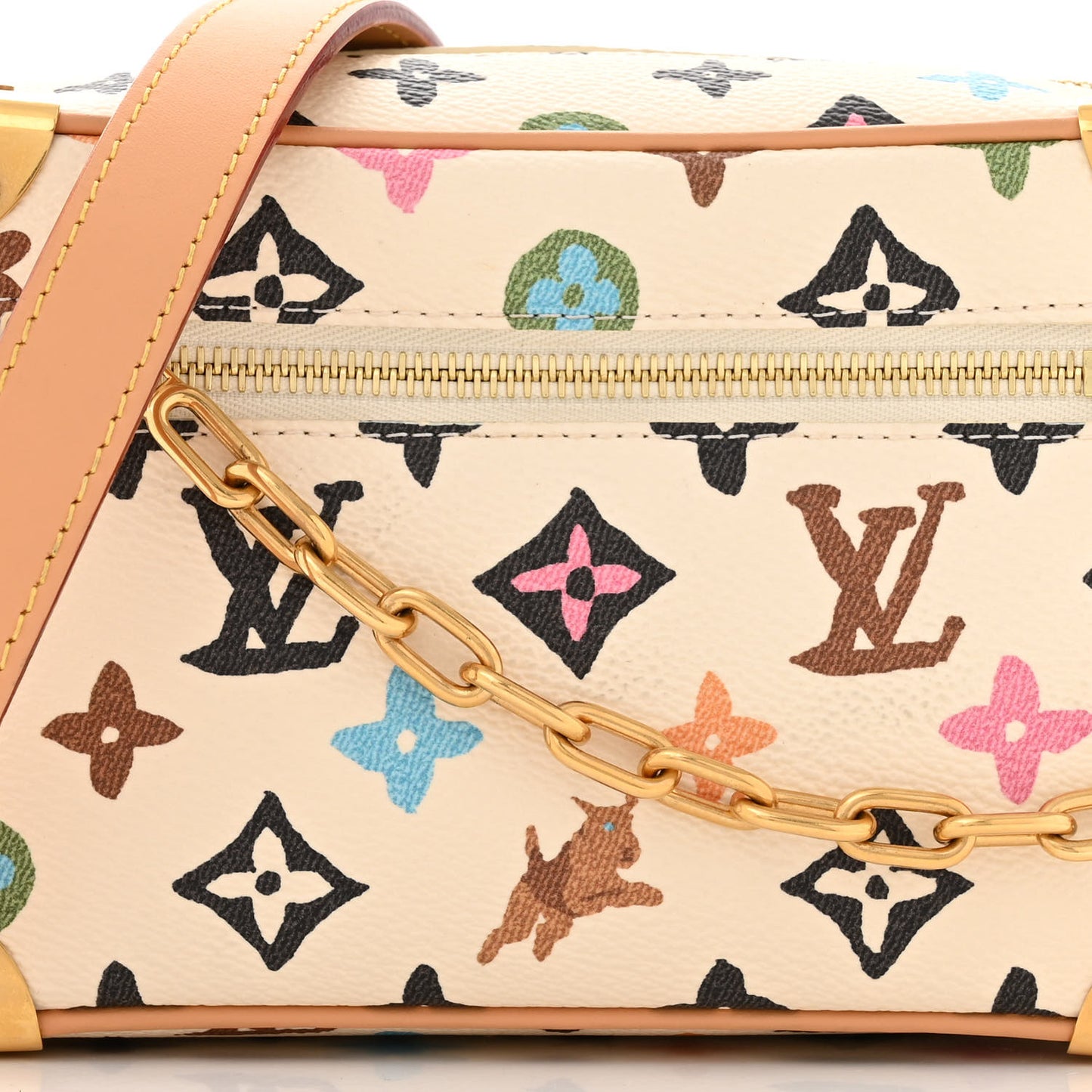LOUIS VUITTON X TYLER THE CREATOR Monogram Craggy Mini Soft Trunk Vanilla