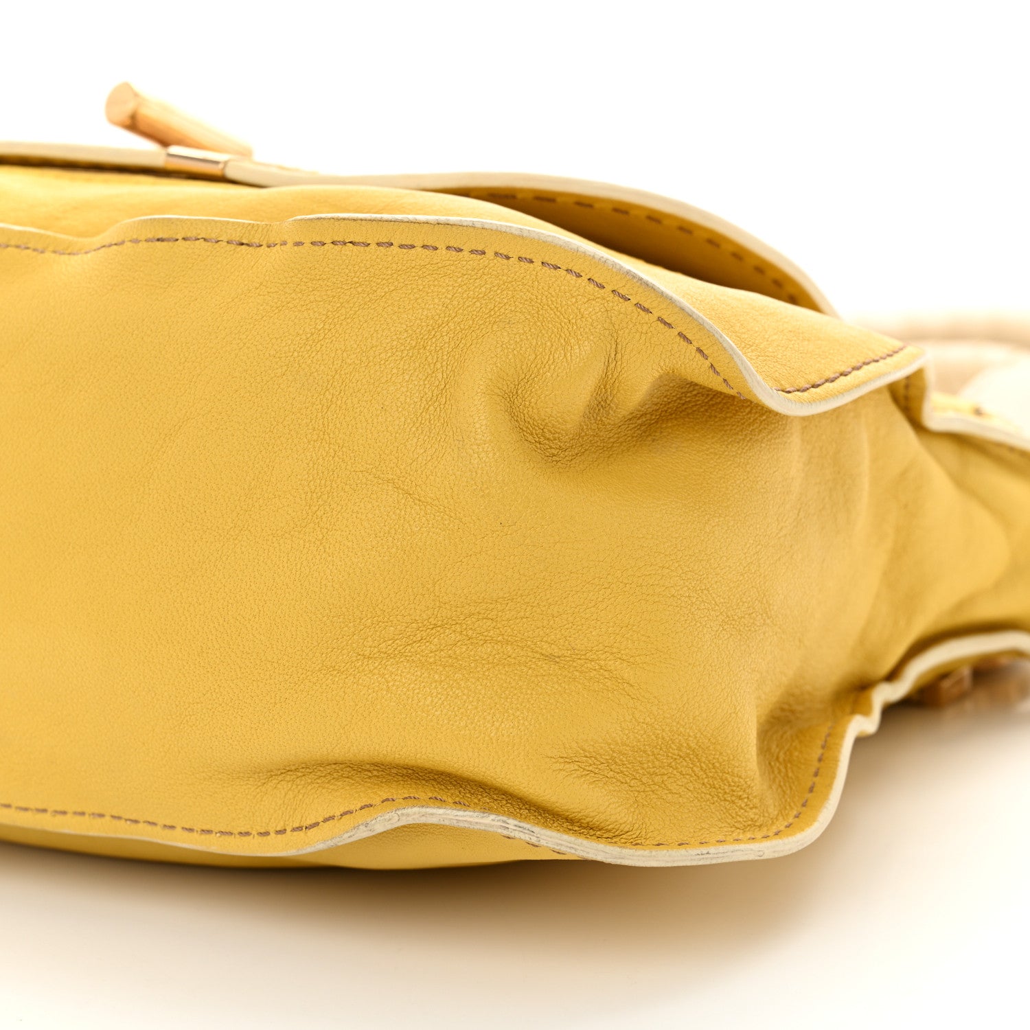 Chloe Calfskin Medium Marcie Lock Satchel Mimosa 10 of 13