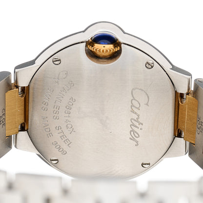 Cartier Stainless Steel 18K Yellow Gold 28mm Ballon Bleu De Cartier Quartz Watch 4 of 4