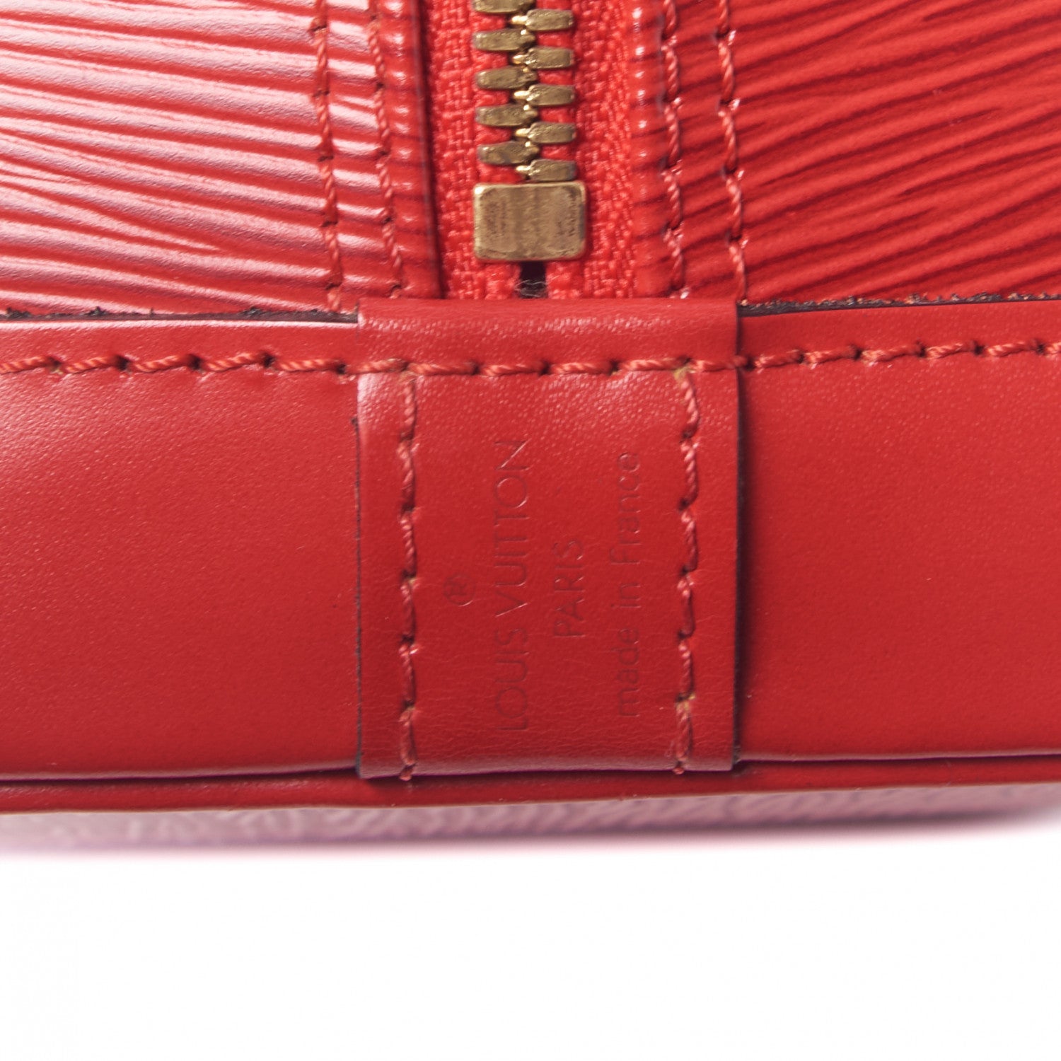 Louis Vuitton Epi Alma PM Castillan Red 8 of 9