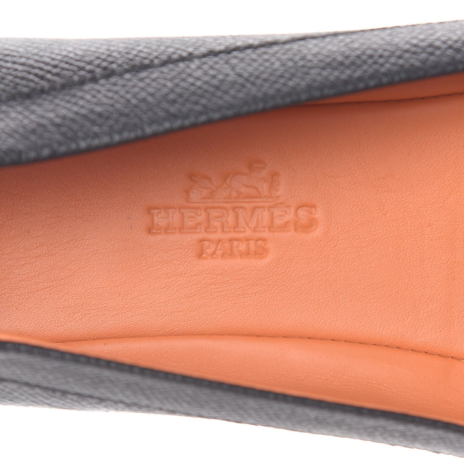 Hermes Epsom Liberty Ballerina Flats 37.5 Black 7 of 7
