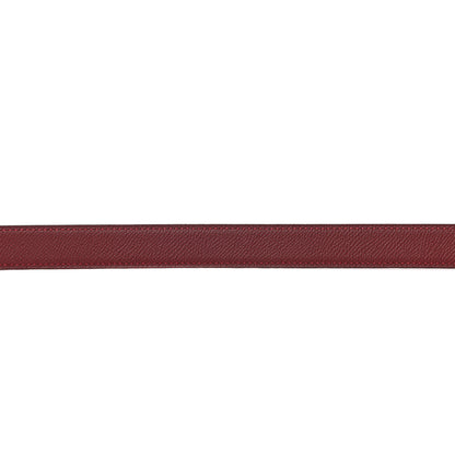 Hermes Swift Epsom 24mm Gamma Belt 75 Rose Mexico Rouge H 7 of 9