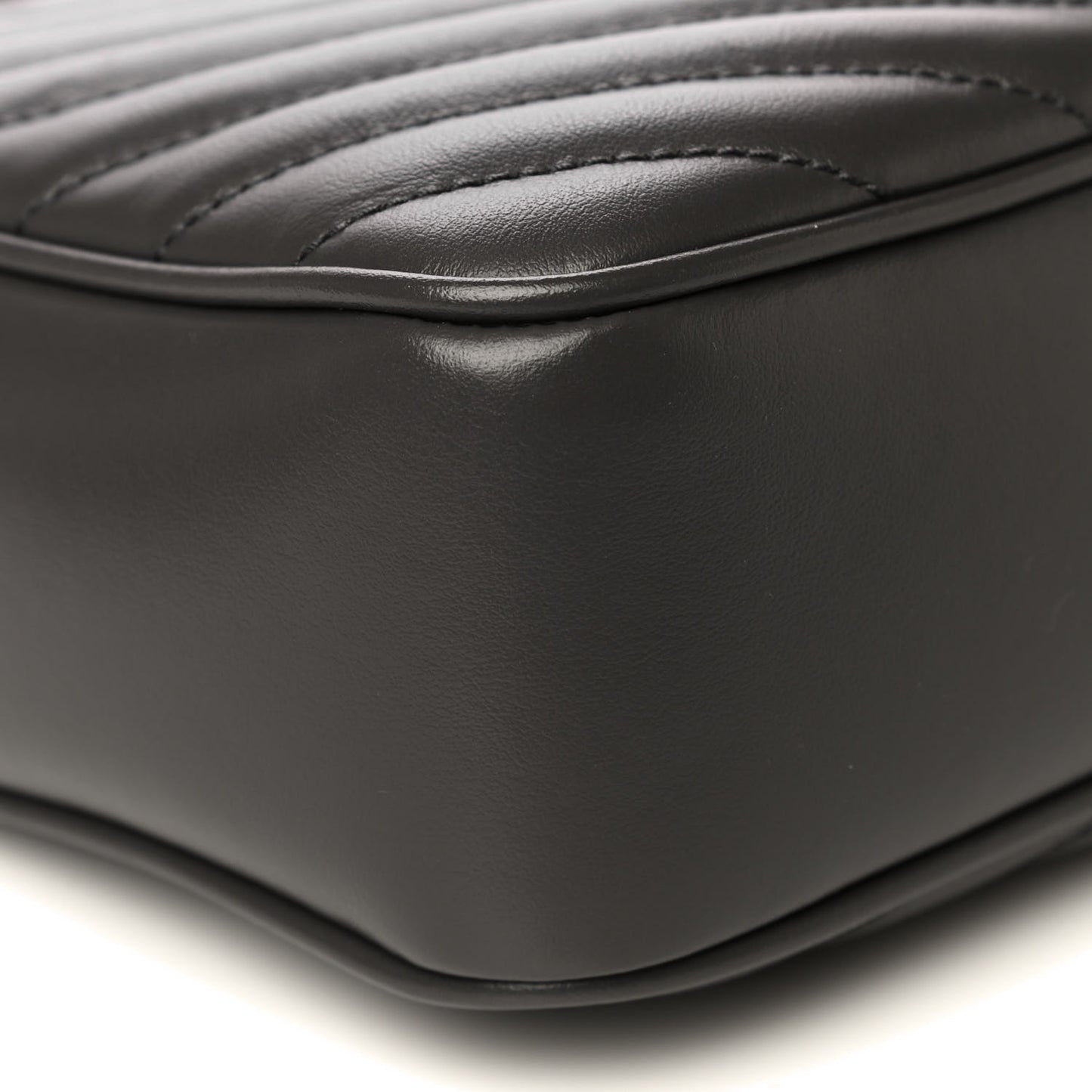 Calfskin Matelasse Monogram Lou Camera Bag Asphalt