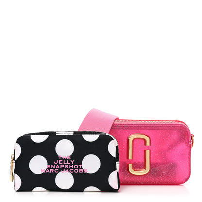 Marc Jacobs Jelly Glitter Small Snapshot Camera Bag Pink 1 of 15
