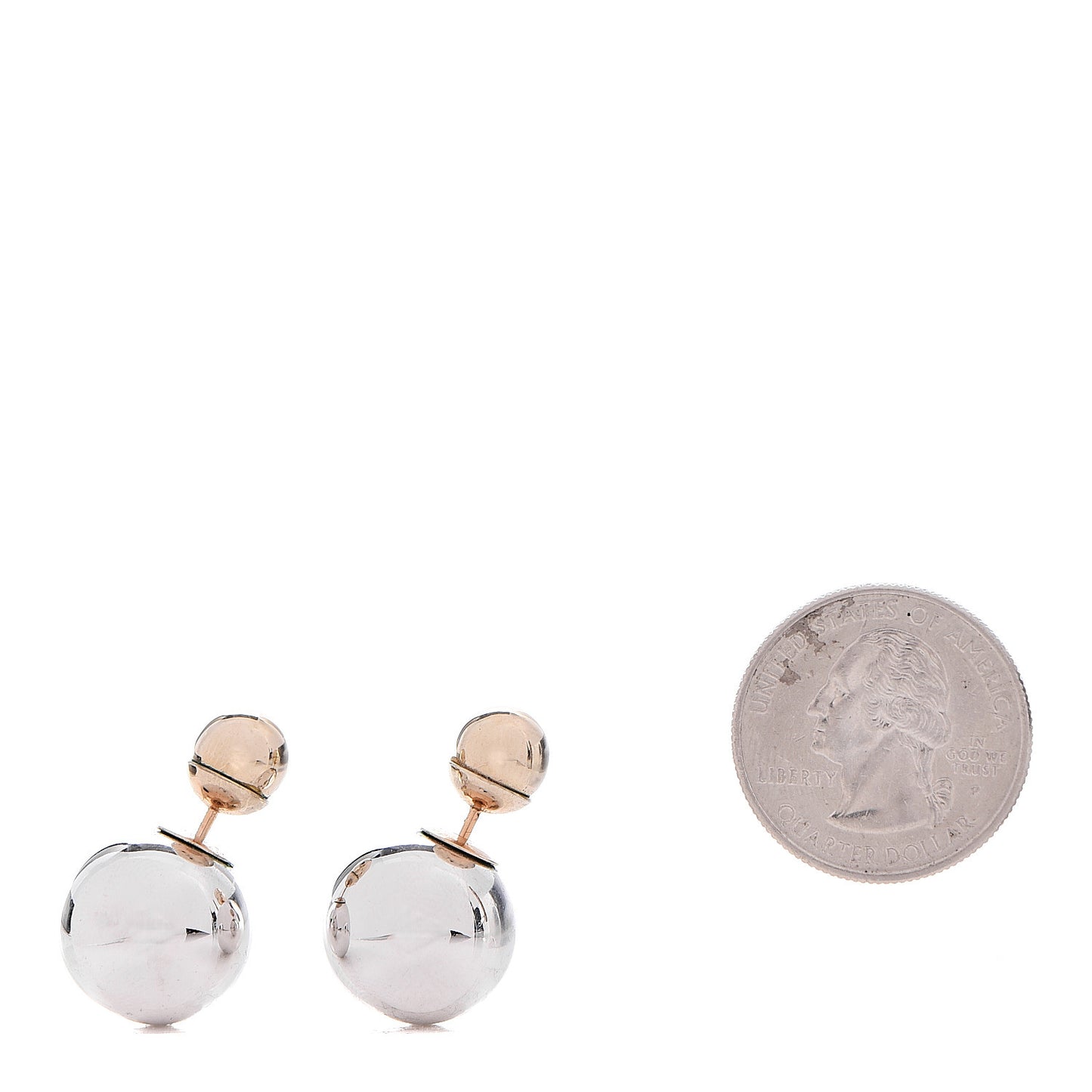 Mise En Dior Tribal Earrings Gold Silver