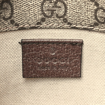 Gucci GG Supreme Monogram Web Neo Vintage Double Flap Messenger Bag Beige New Acero 6 of 10