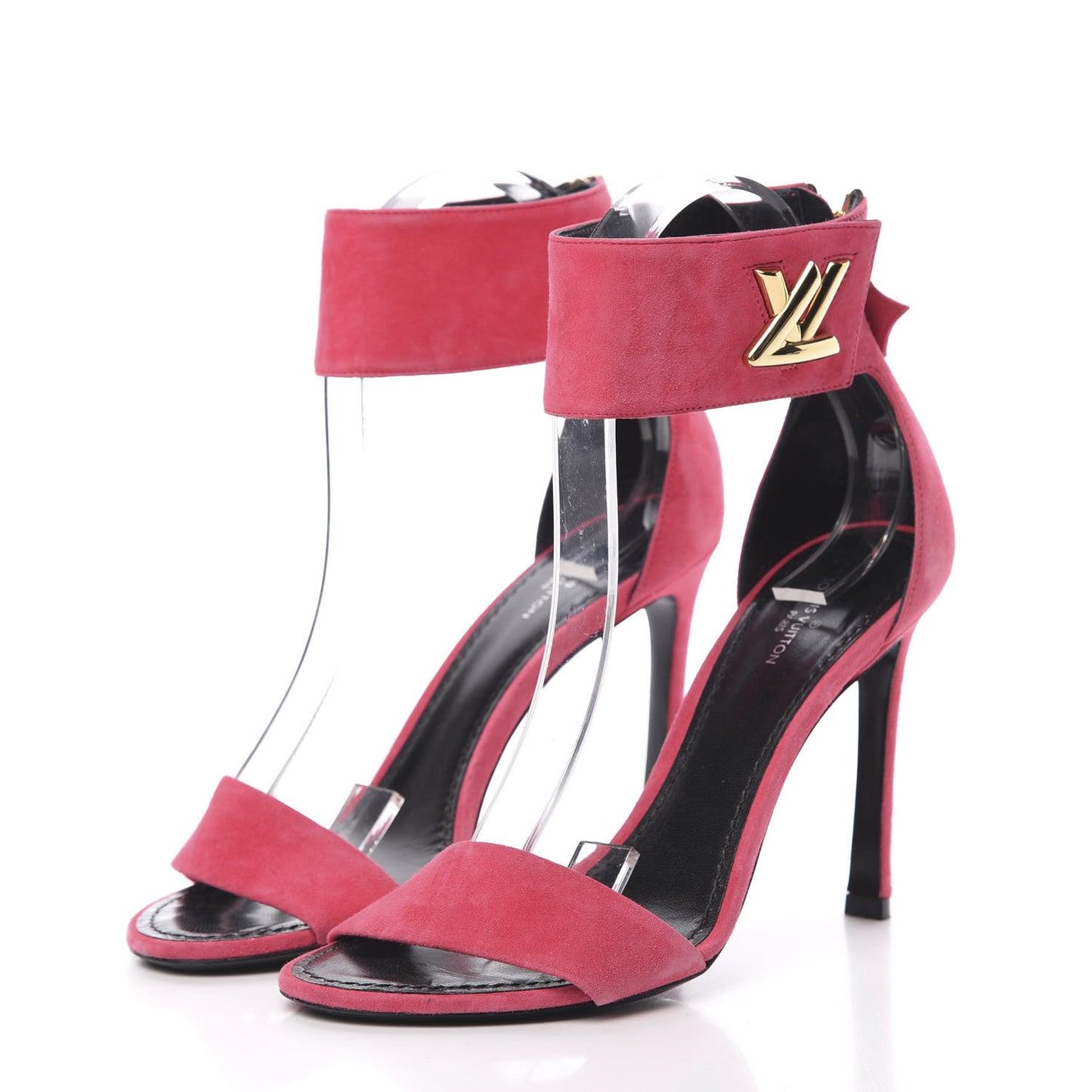 Suede Twist Sandals 37 Fuchsia
