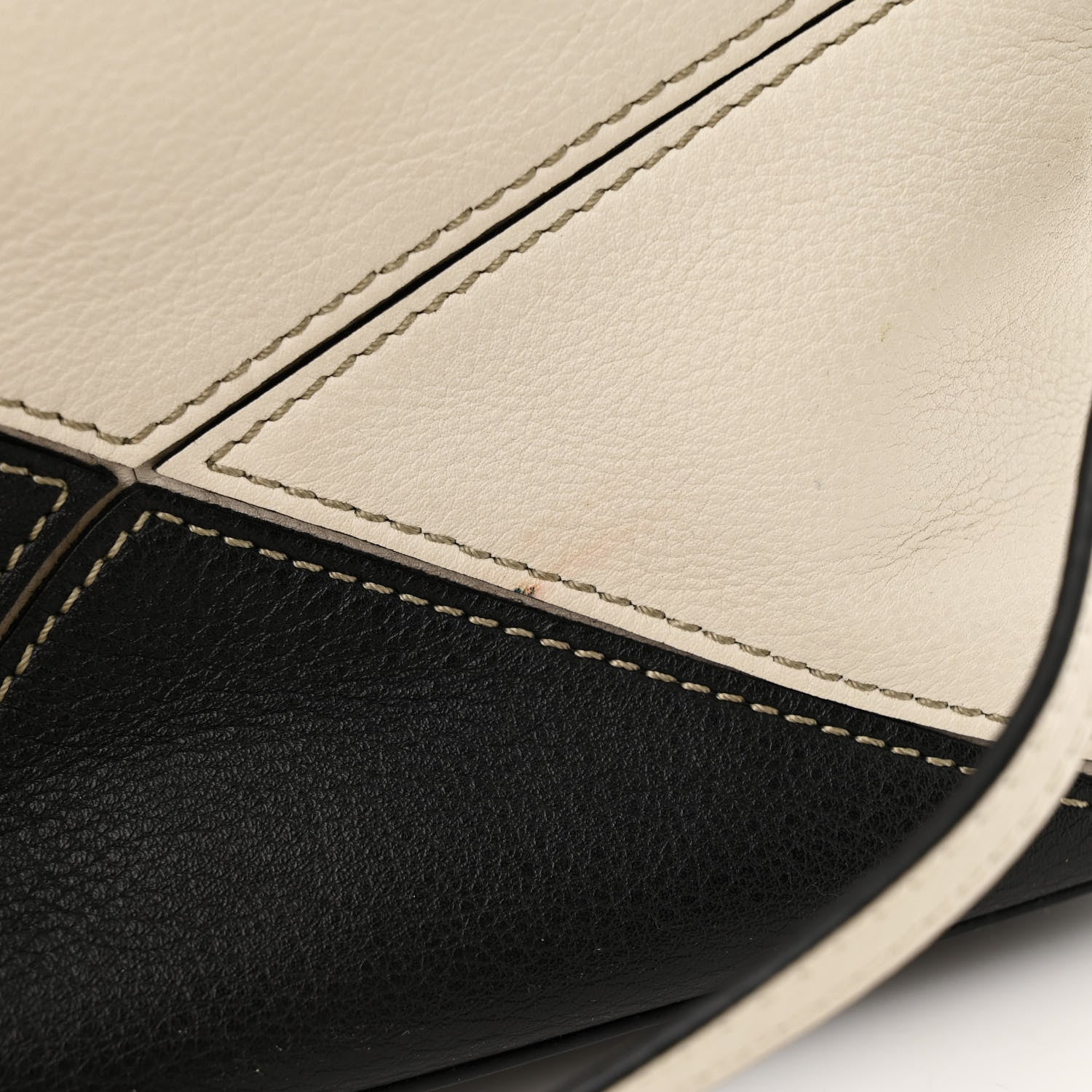 Loewe Calfskin Mini Puzzle Bag Soft White Rosemary 12 of 15