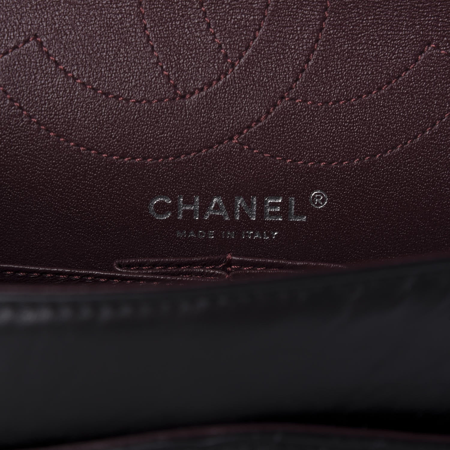 Chanel Aged Calfskin Chevron Quilted 2.55 Reissue 226 So Black 8 of 10