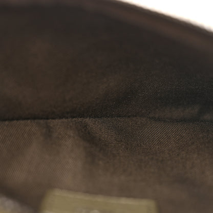 Christian Dior Oblique Saddle Triple Pouch Green 6 of 12