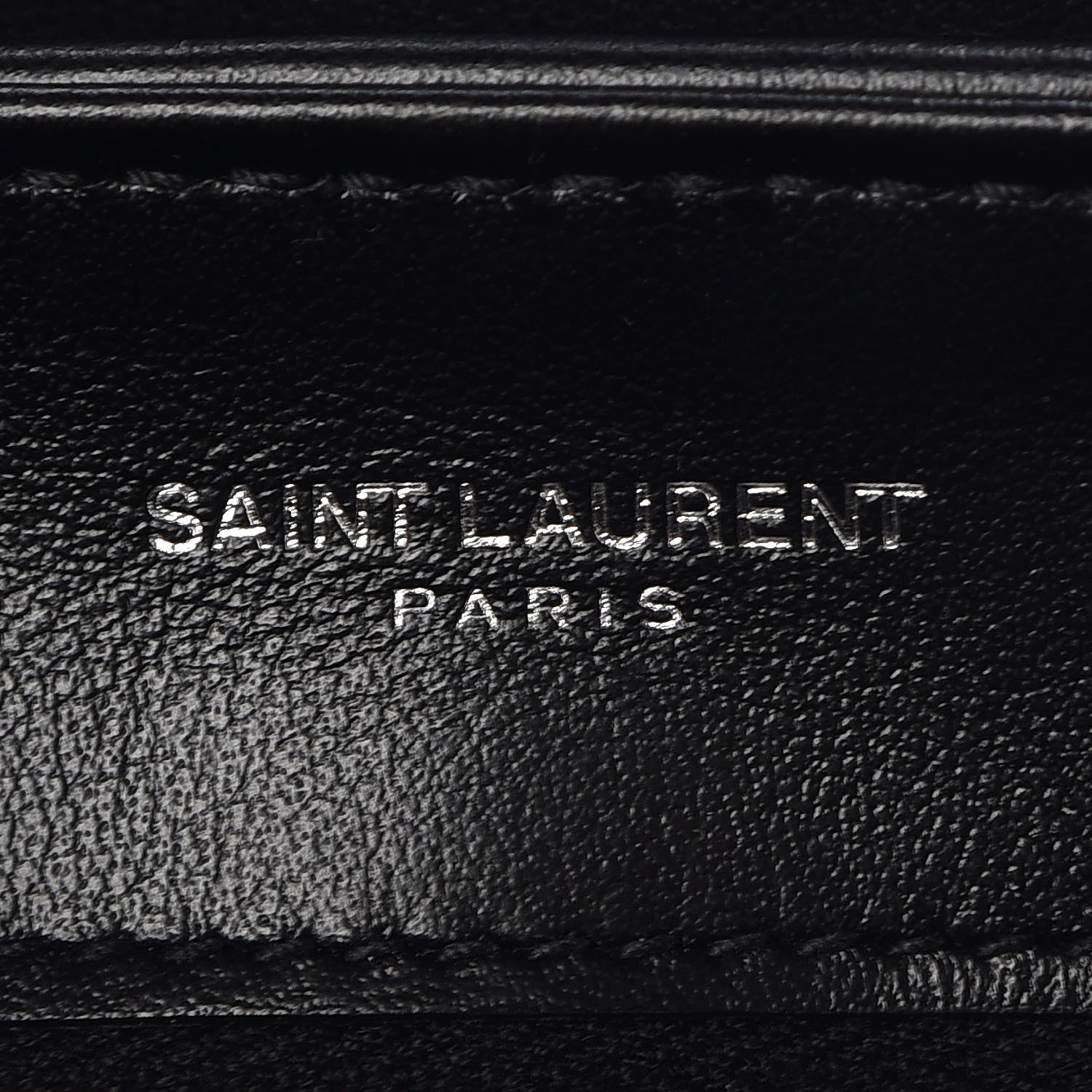 Saint Laurent Calfskin Y Quilted Monogram Toy Loulou Crossbody Bag Black 6 of 9