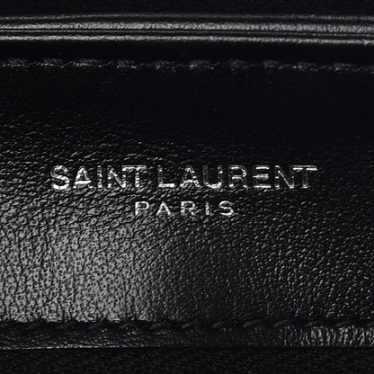 Saint Laurent Calfskin Y Quilted Monogram Toy Loulou Crossbody Bag Black 6 of 9