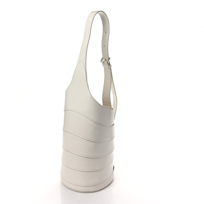 Alaia Lux Calfskin Medium Babel Bag Ivory 4 of 11