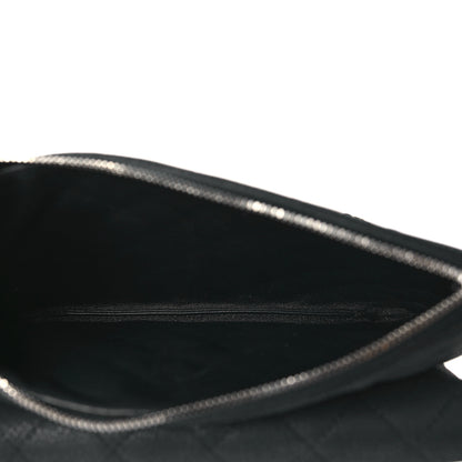 Chanel Iridescent Caviar Quilted Daily Zip Crossbody Bag Black 5 of 7