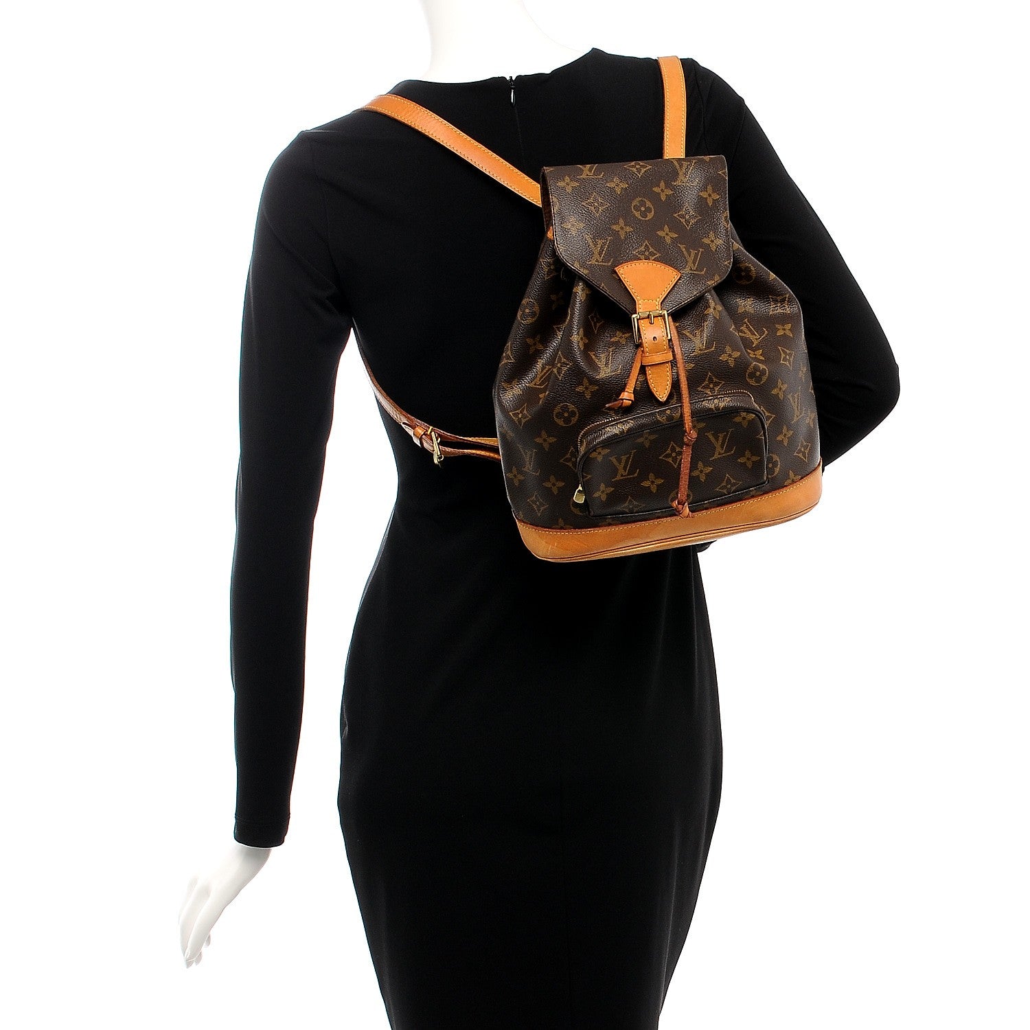 Louis Vuitton Monogram Montsouris MM Backpack 2 of 14
