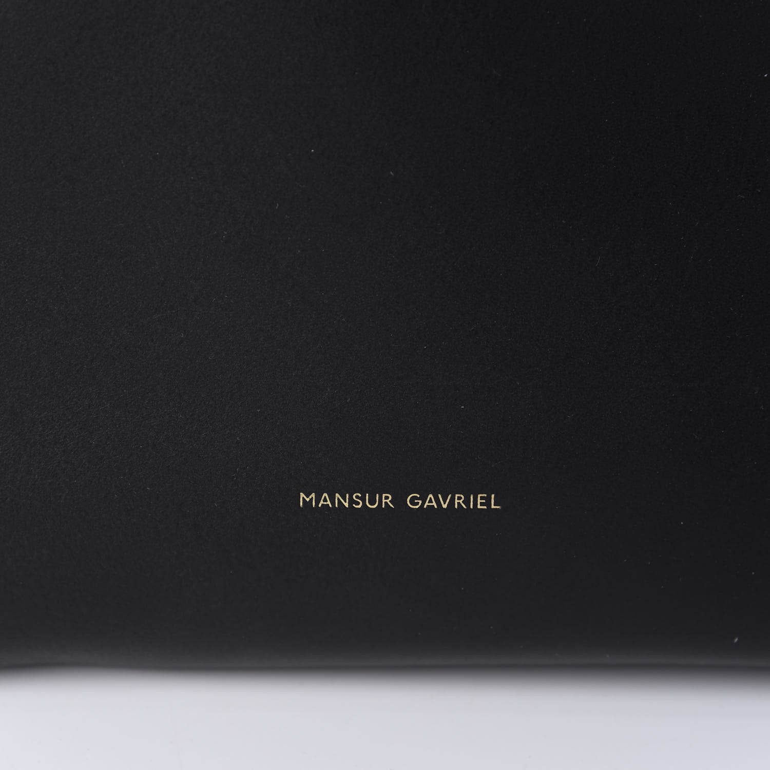 Mansur Gavriel Saffiano Bucket Bag Black Ballerina 11 of 11
