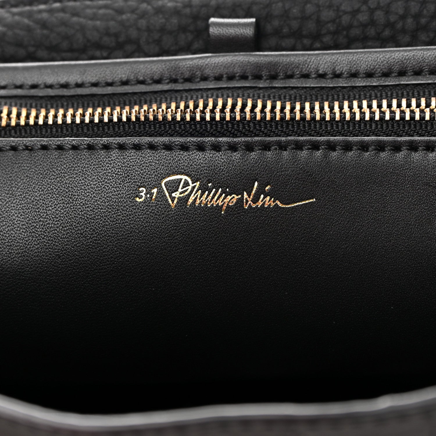 3.1 Phillip Lim Nubuck Crocodile Embossed Medium Pashli Satchel Black 6 of 18